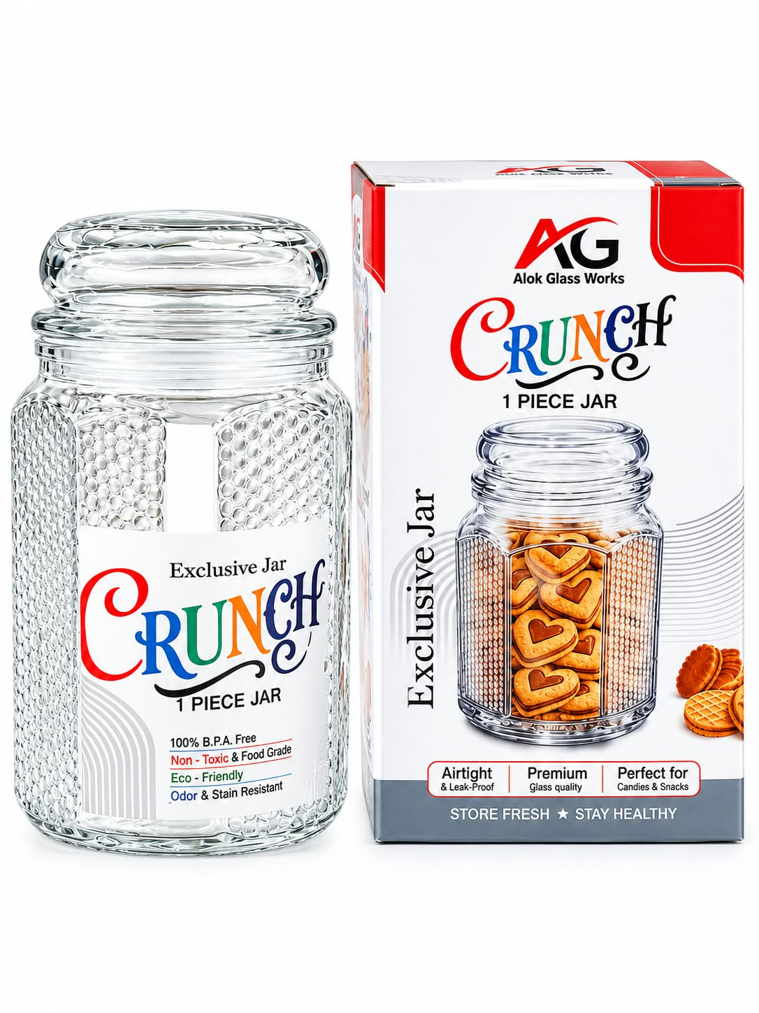 750ml Crunch Jars (1pc)
